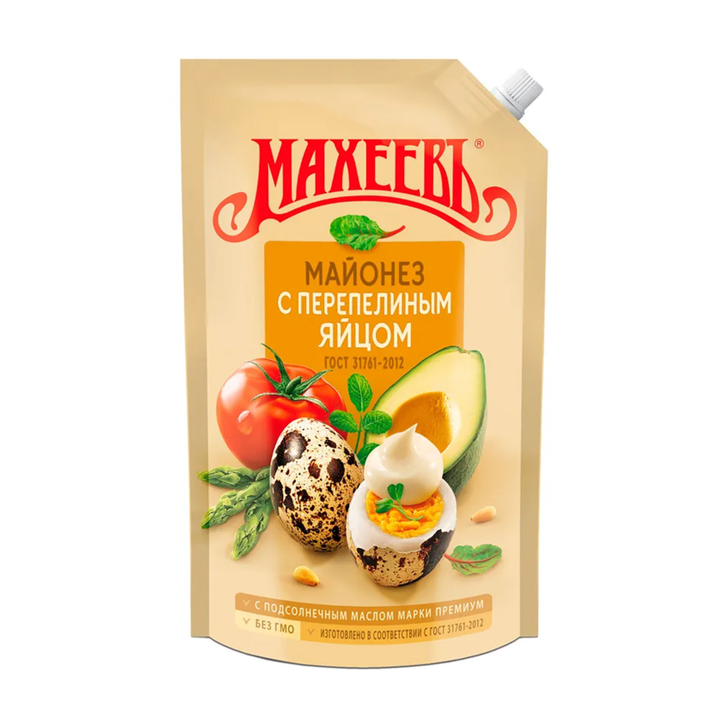 Майонез Махеевъ с перепелиным яйцом 380г 