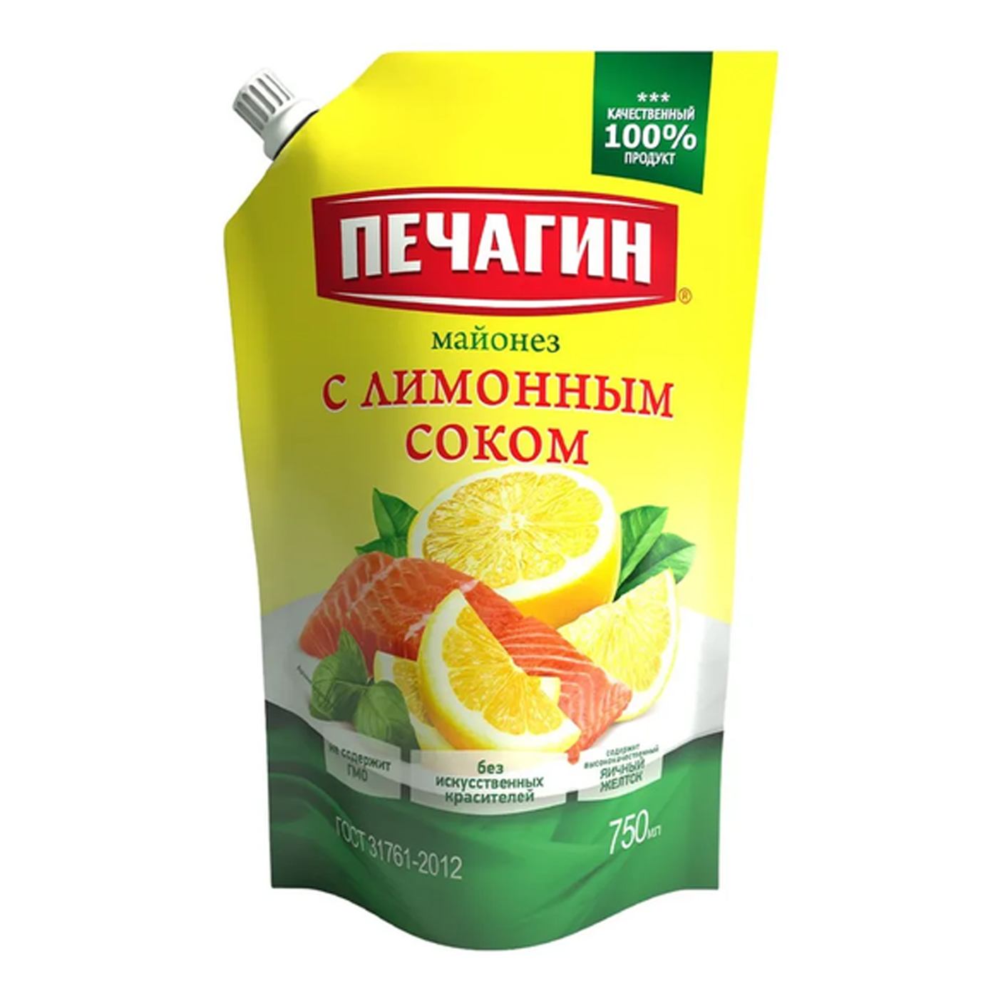 Майонез Печагин с лимонным соком 750гр 