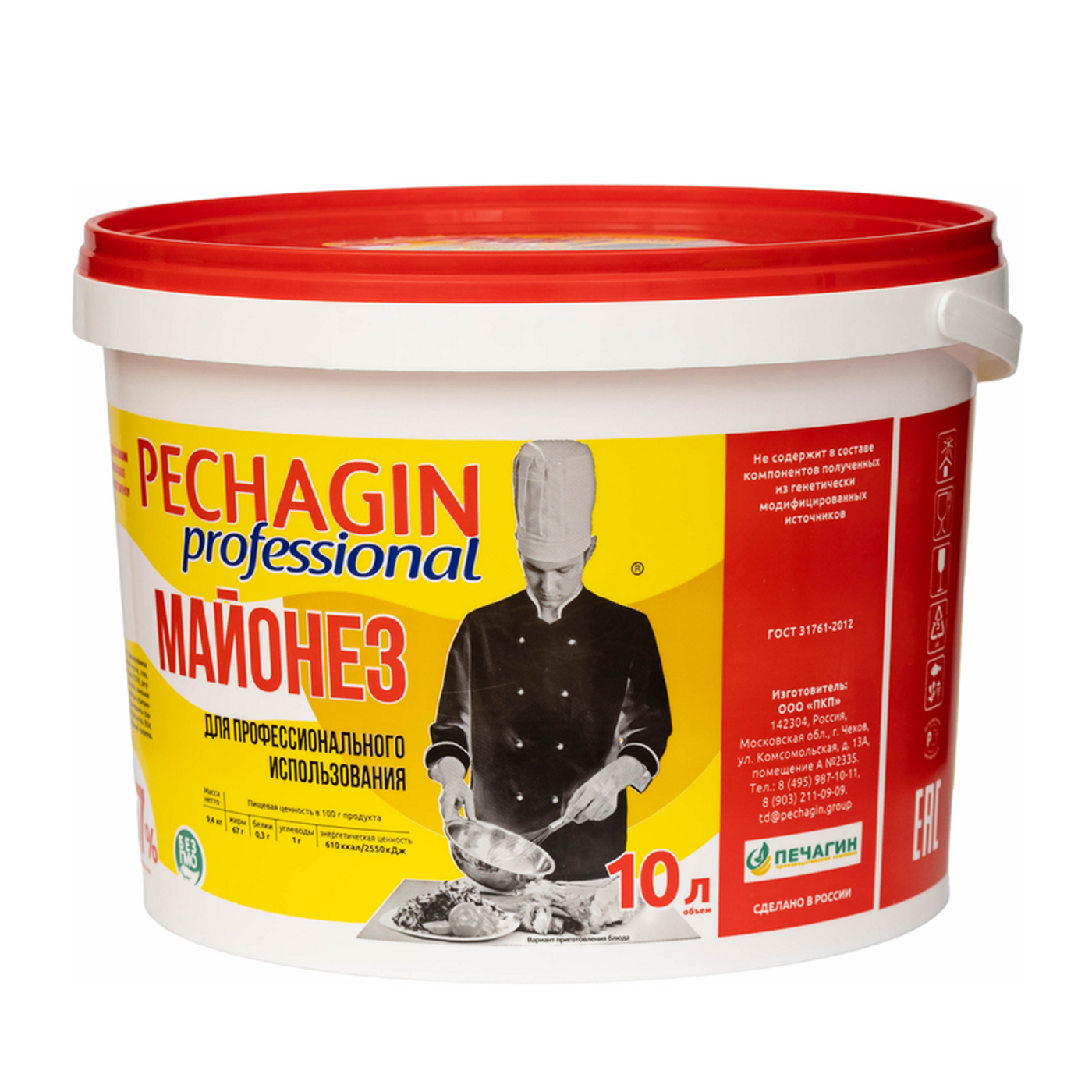 Майонез Pechagin Professional Profi 67% 10л 
